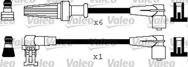 VALEO 346471 Комплект дротів запалювання