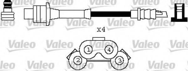 VALEO 346429 Комплект дротів запалювання