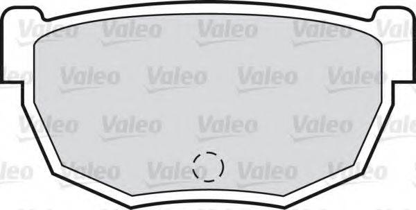 VALEO 551703 Комплект гальмівних колодок, дискове гальмо