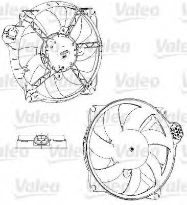 VALEO 696229 Вентилятор, охолодження двигуна