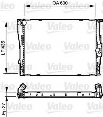 VALEO 735194 Радіатор, охолодження двигуна