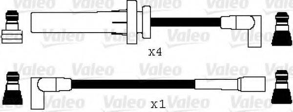 VALEO 346054 Комплект дротів запалювання