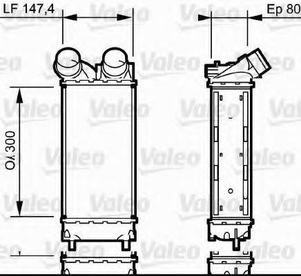 VALEO 818837 Інтеркулер