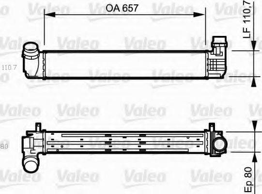 VALEO 818870 Інтеркулер