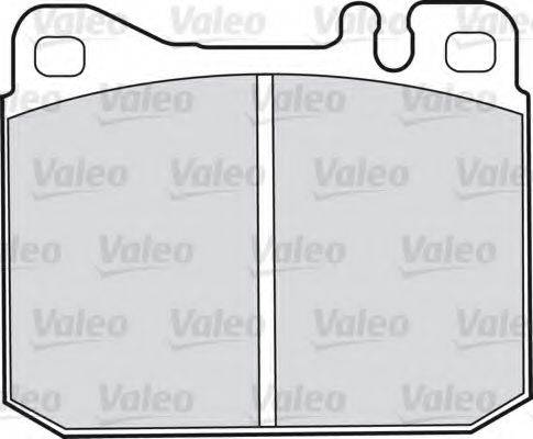 VALEO 540162 Комплект гальмівних колодок, дискове гальмо