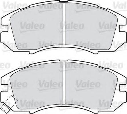 VALEO 598691 Комплект гальмівних колодок, дискове гальмо