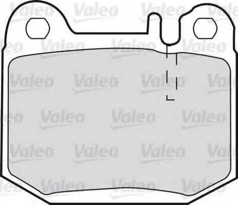 VALEO 598719 Комплект гальмівних колодок, дискове гальмо