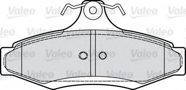 VALEO 598902 Комплект гальмівних колодок, дискове гальмо