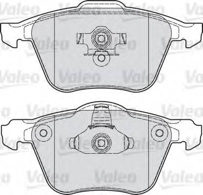 VALEO 601030 Комплект гальмівних колодок, дискове гальмо