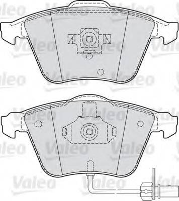 VALEO 598779 Комплект гальмівних колодок, дискове гальмо