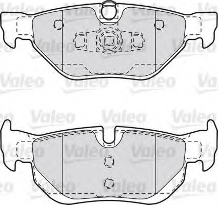 VALEO 598703 Комплект гальмівних колодок, дискове гальмо