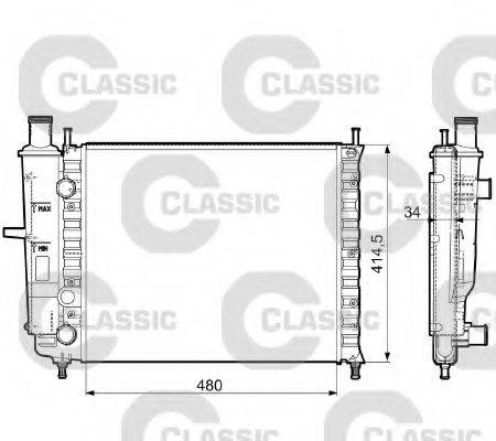 VALEO 232788 Радіатор, охолодження двигуна