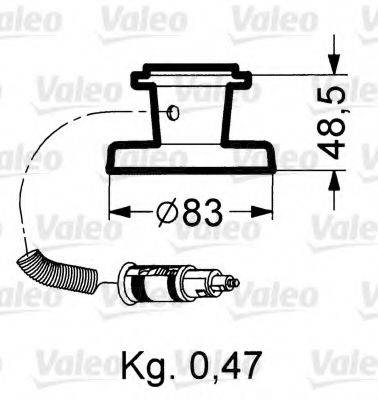 VALEO 040029 Кронштейн, проблисковий маячок