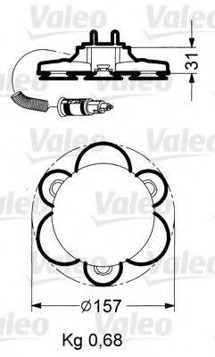 VALEO 40030 Кронштейн, проблисковий маячок