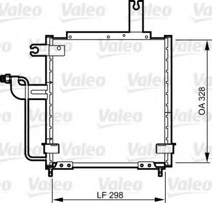 VALEO 814258 Конденсатор, кондиціонер