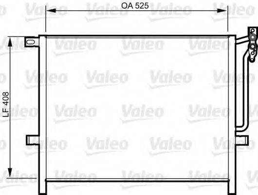 VALEO 814287 Конденсатор, кондиціонер