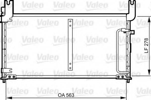 VALEO 814305 Конденсатор, кондиціонер