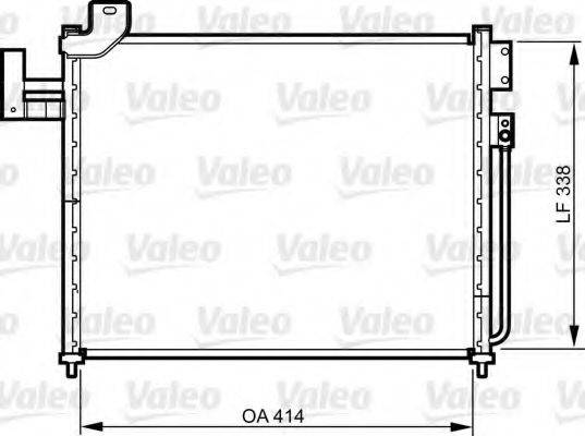 VALEO 814316 Конденсатор, кондиціонер