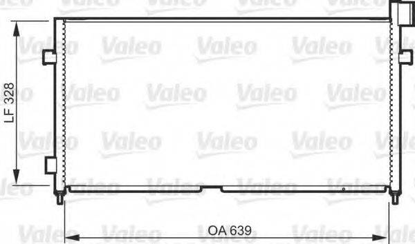 VALEO 818984 Конденсатор, кондиціонер