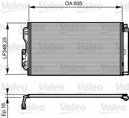 VALEO 814190 Конденсатор, кондиціонер