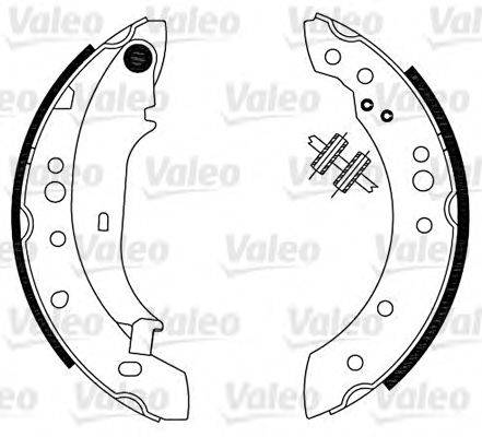 VALEO 554902 Комплект гальмівних колодок