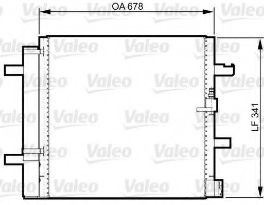 VALEO 814370 Конденсатор, кондиціонер