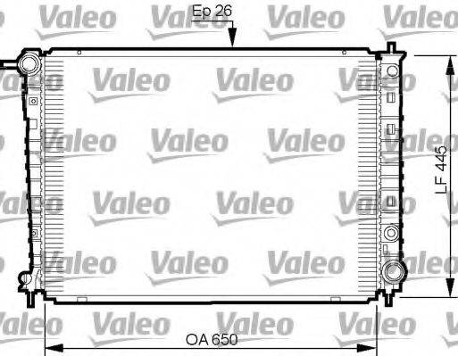 VALEO 735512 Радіатор, охолодження двигуна