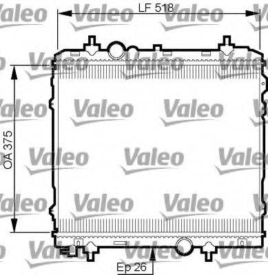 VALEO 735531 Радіатор, охолодження двигуна