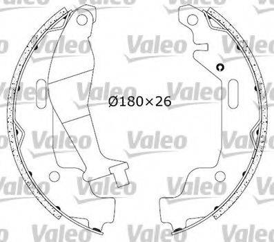 VALEO 553870 Комплект гальмівних колодок