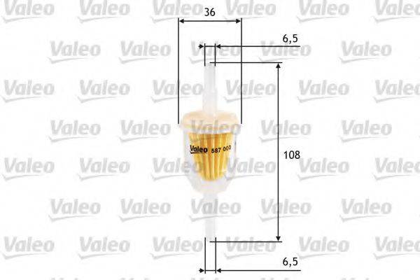 VALEO 587000 Паливний фільтр