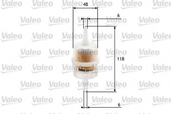 VALEO 587011 Паливний фільтр