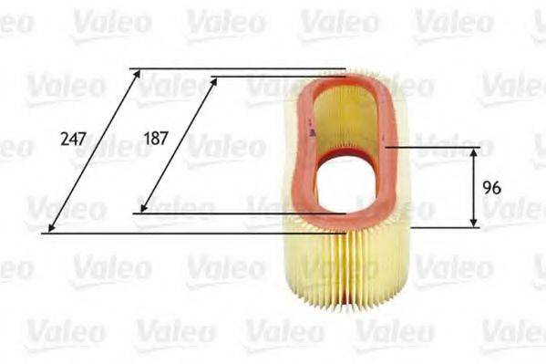 VALEO 585643 Повітряний фільтр