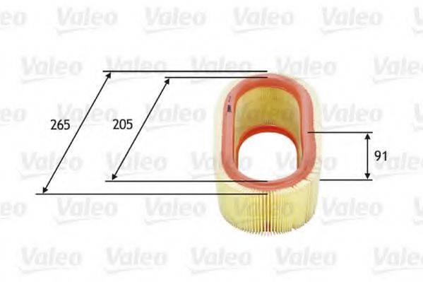 VALEO 585647 Повітряний фільтр