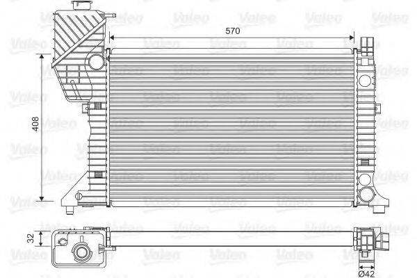 VALEO 730229 Радіатор, охолодження двигуна