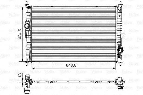 VALEO 735632 Радіатор, охолодження двигуна