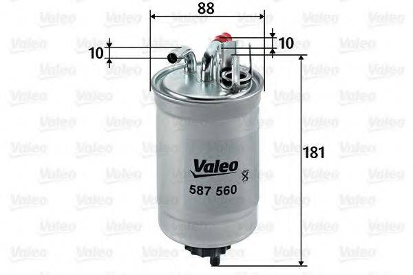 VALEO 587560 Паливний фільтр