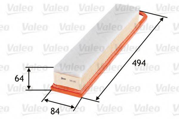 VALEO 585205 Повітряний фільтр