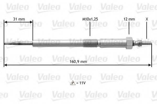 VALEO 345217 Свічка розжарювання