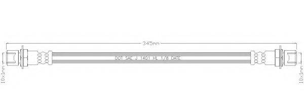 REMKAFLEX 3350 Гальмівний шланг