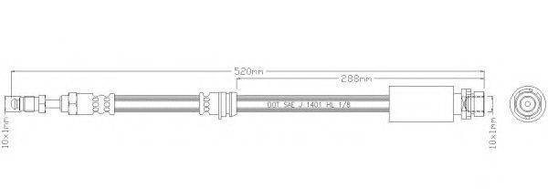 REMKAFLEX 5180 Гальмівний шланг