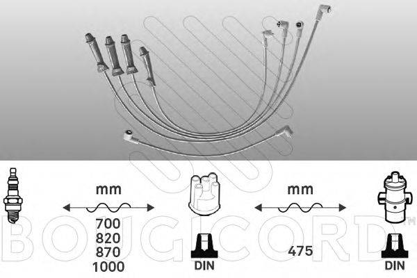 BOUGICORD 3375 Комплект дротів запалювання