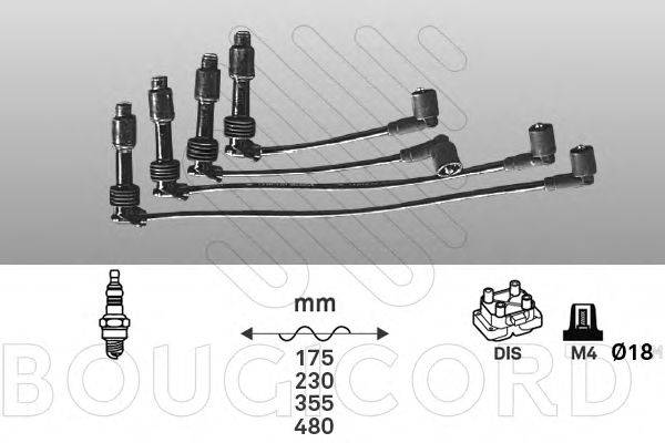 BOUGICORD 5101 Комплект дротів запалювання