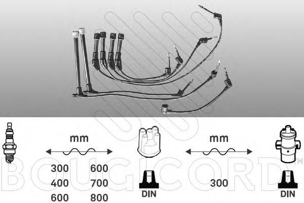 BOUGICORD 7177 Комплект дротів запалювання