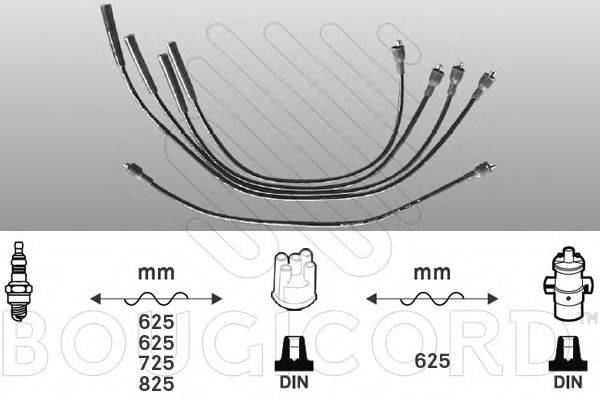 BOUGICORD 7220 Комплект дротів запалювання