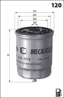 MECAFILTER ELG5305 Паливний фільтр