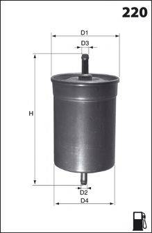 MECAFILTER ELE6010 Паливний фільтр