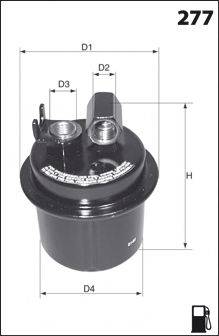 MECAFILTER ELE6023 Паливний фільтр