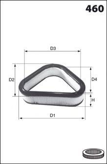 MECAFILTER EL3543 Повітряний фільтр