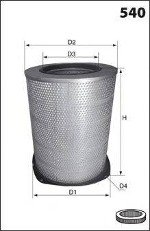 MECAFILTER FA3137 Повітряний фільтр