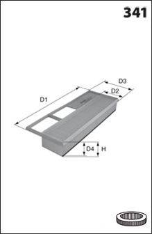 MECAFILTER 215A Повітряний фільтр